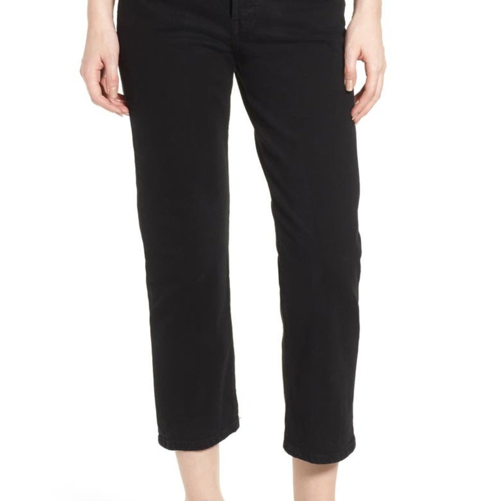 Levi's Wedgie Straight Jeans, Size 27 Black